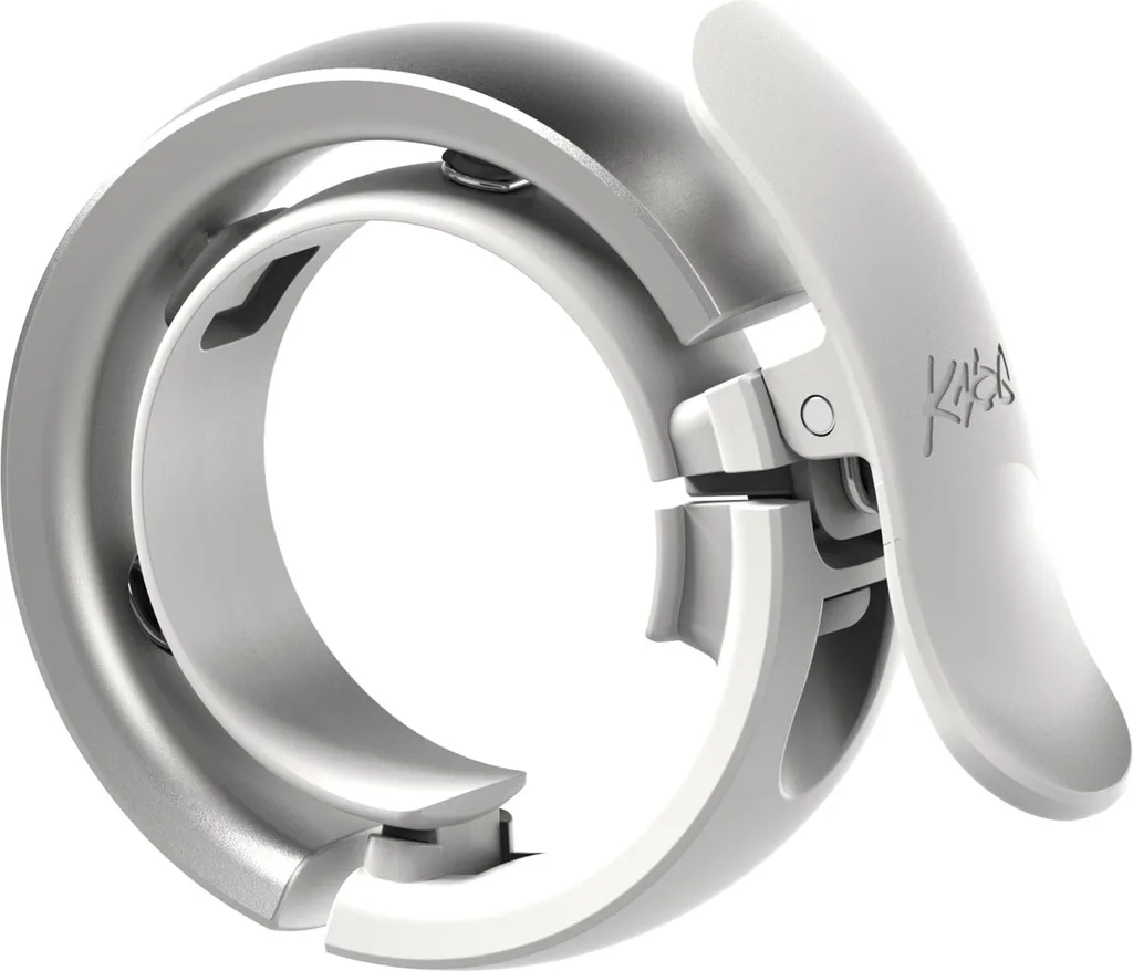 Knog Oi Bell Prima Grey Small 13410 - Sonnette de Vélo Haut de Gamme