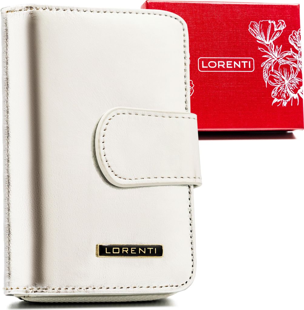 Lorenti Portemonnaie aus Leder für Frauen Astruara silber One size