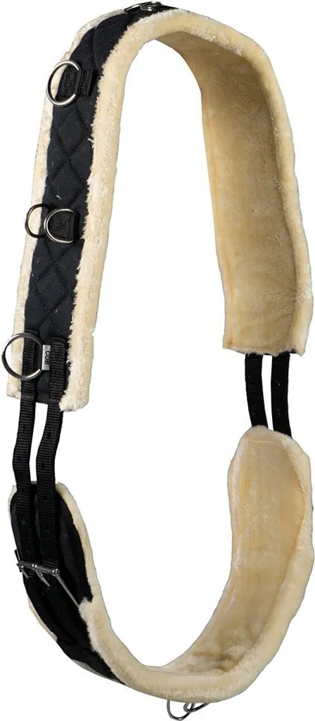 Sangle de Longe Anti-Frottement Horka Textile Beige Full pour Chevaux
