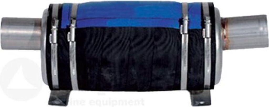 Edelstahl-Waterlock-Auspuffschalldämpfer 100 Mm 17 Ltr 0 - 45 Grad