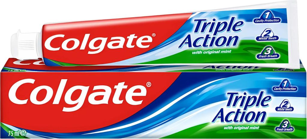 Colgate Dentifrice Triple Action 75ml Image du produit 
