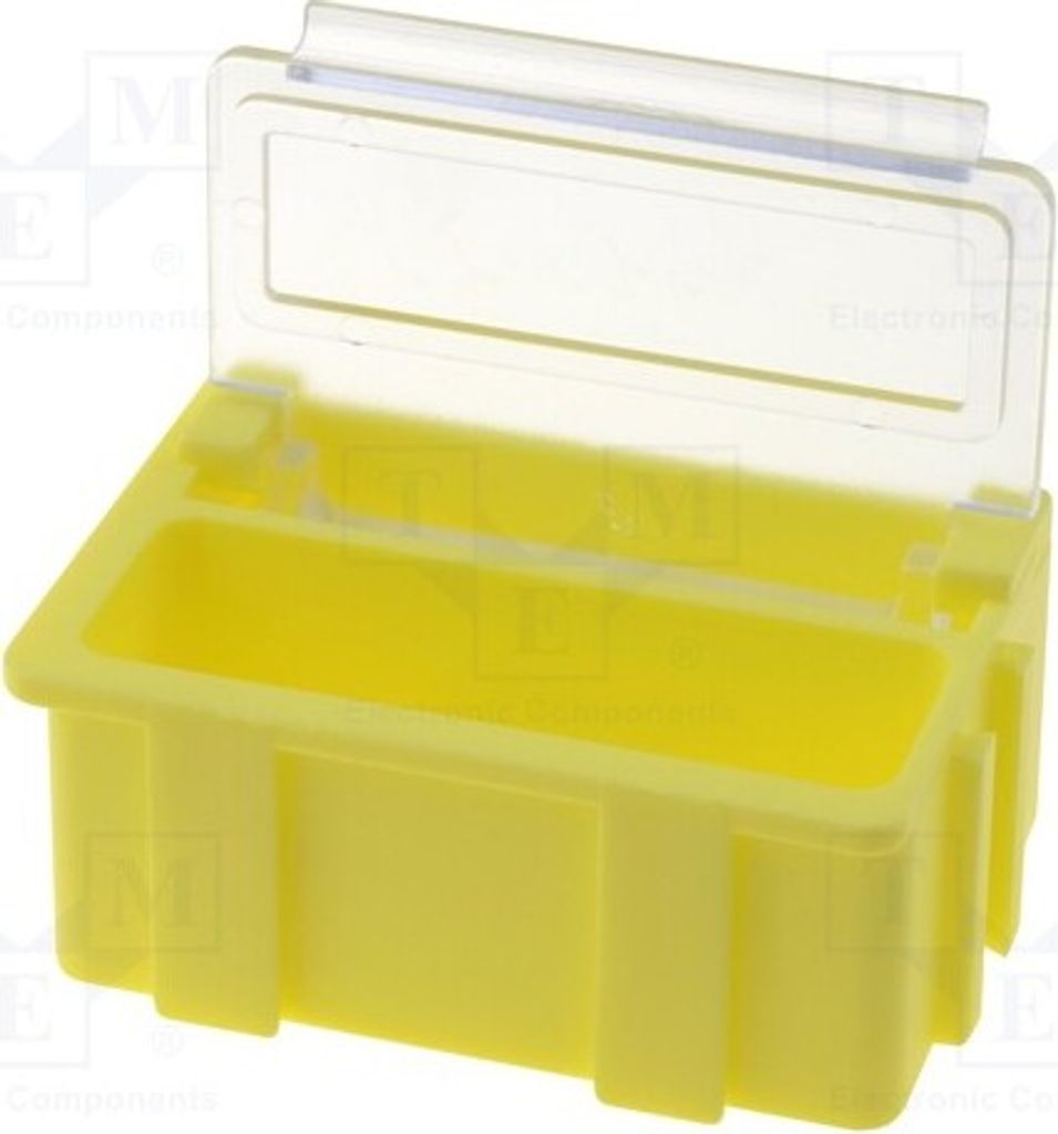 1x Behälter 37x12x15mm gelb SMD-BOX N 2-2-3-4-1 -Boxen und Schränke