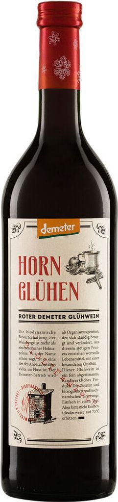 Hornglühen Glühwein Rot Demeter 2018 | Italien | 11,5% vol Produktbild 