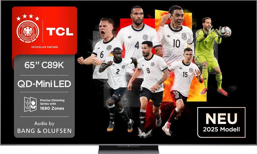 TCL 65C89K QLED Mini-LED-TV 65 Zoll 4K Smart 144Hz