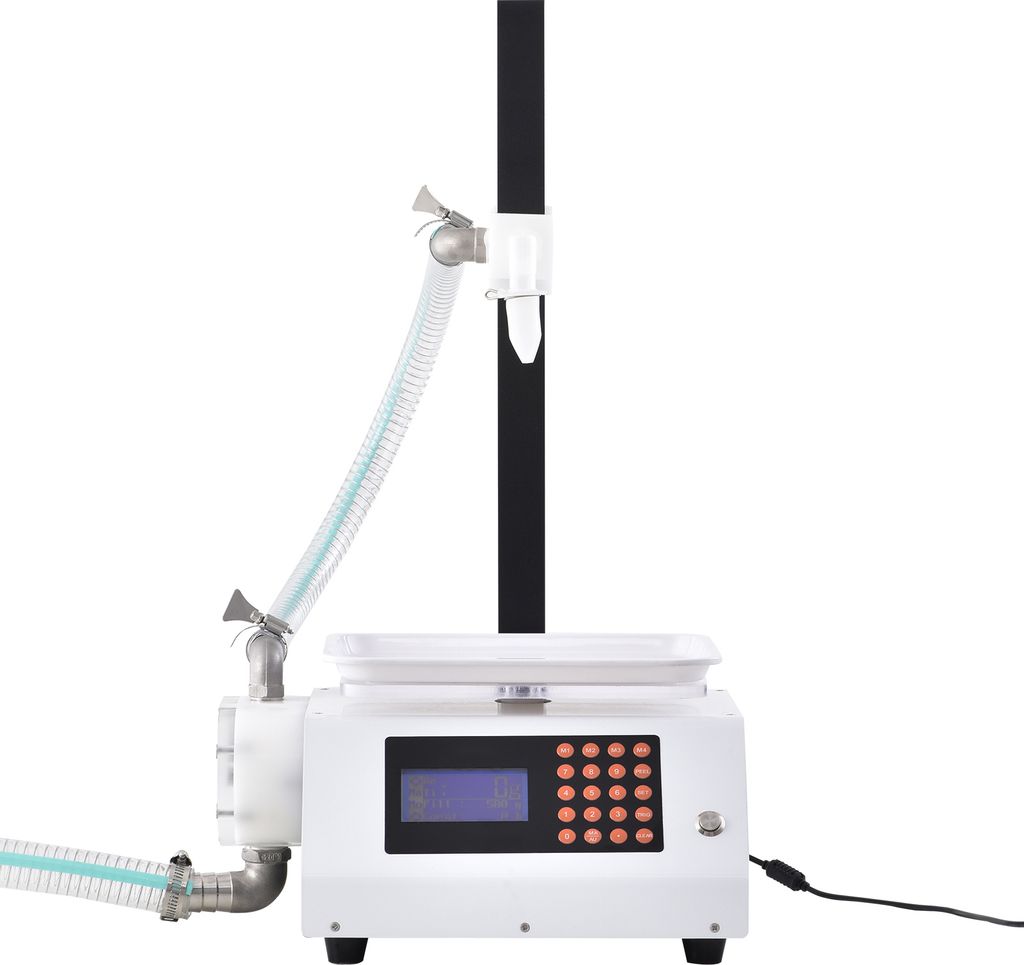 SucceBuy-Flüssigkeitsabfüllmaschine, 50 - 5000 g Fassungsvermögen. Automatische Abfüllung. Zahnradpumpe. Digitale Steuerung. Für Honig, Öl, W...