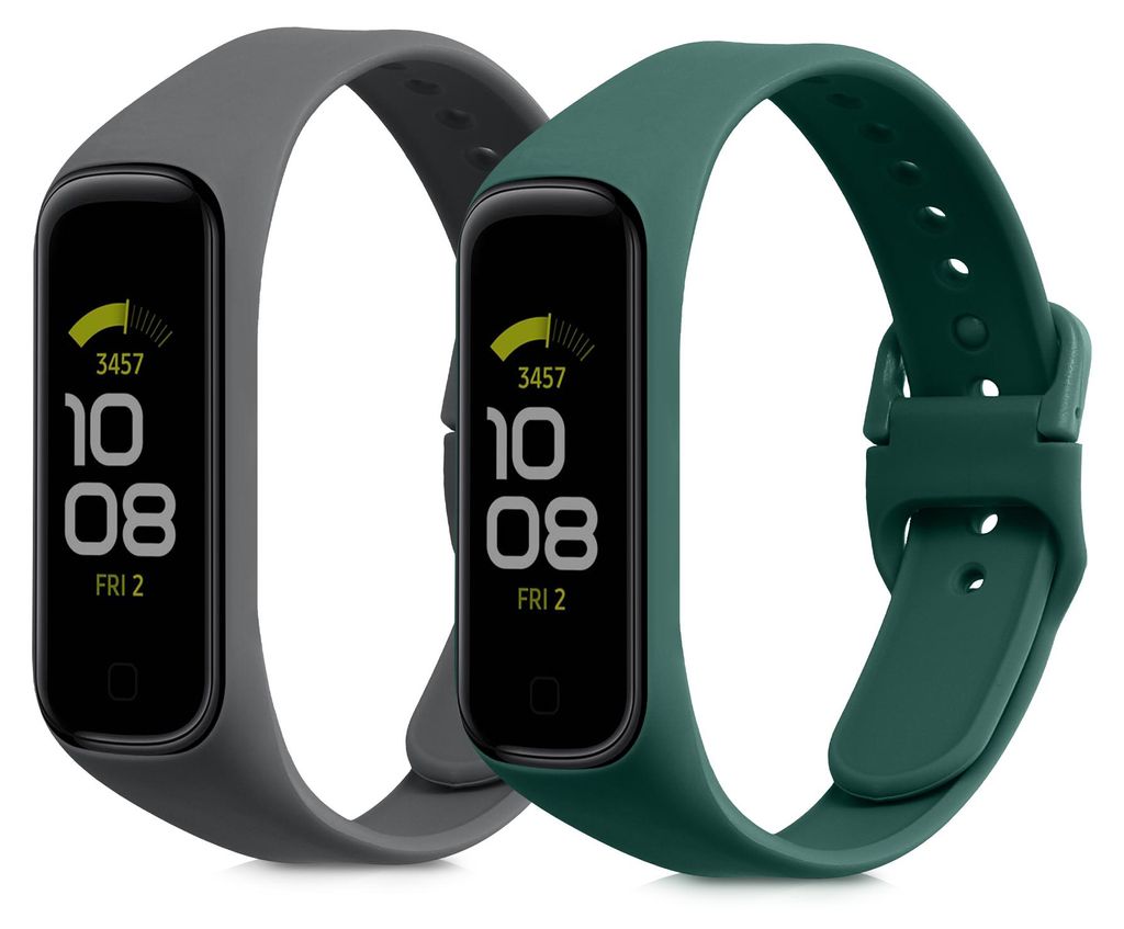 kwmobile 2x Uhrenarmband für Samsung Galaxy Fit 2 Armband - Produktbild 