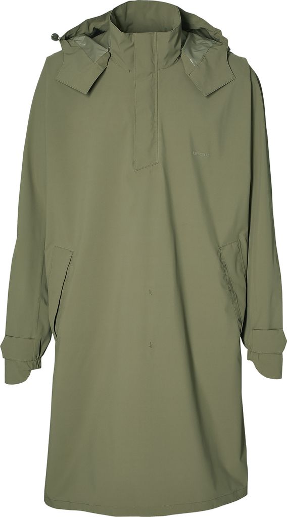 BASIL Fahrrad- Regenponcho Mosse, olive green