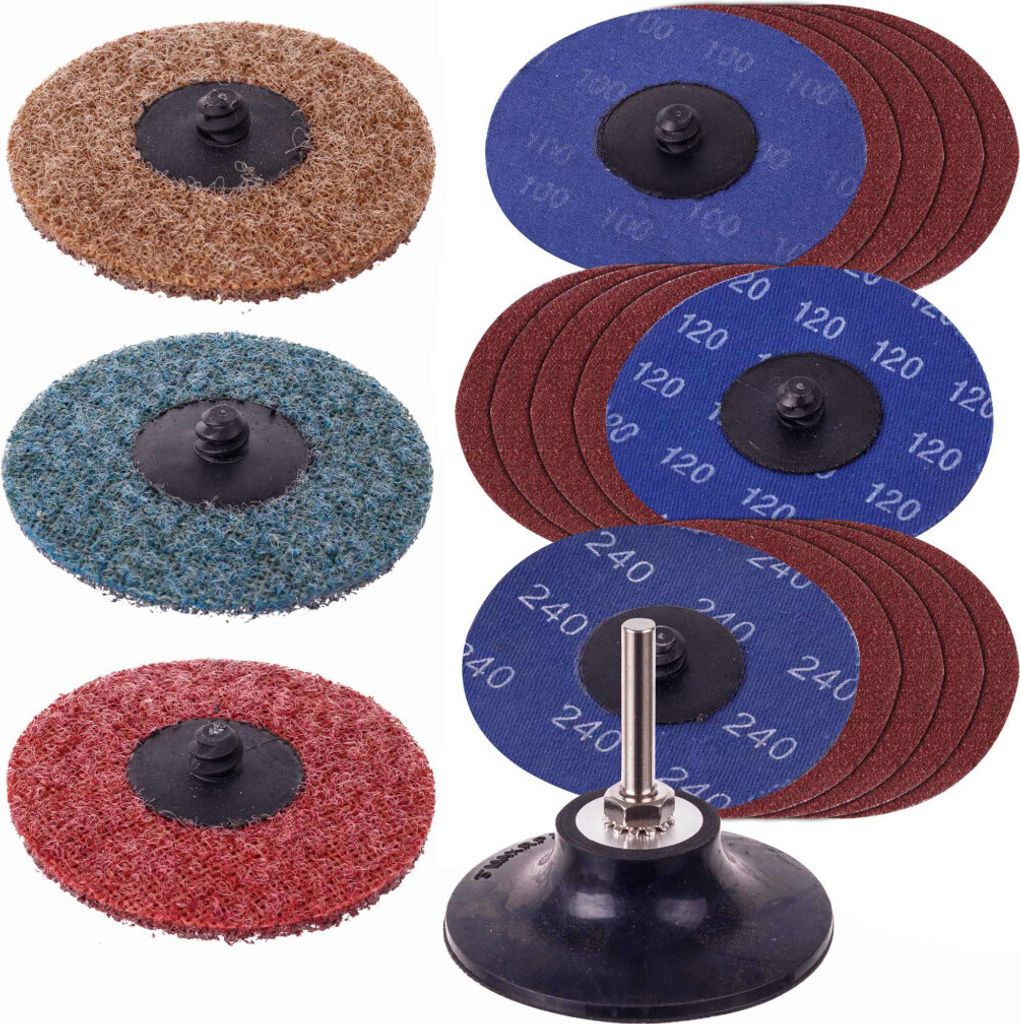 Set Schleifpapier Und Schleifscheiben 75Mm 19 Stk Für Schleifmaschinen
