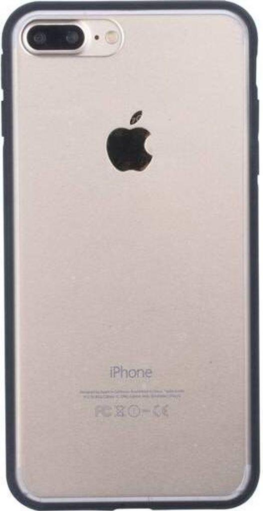 Silicone case for iPhone 7/8 Plus - Black (8719273276457)