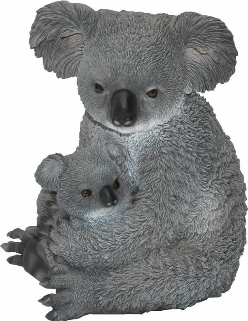 Statue de jardin koala décorative pour aménagement extérieur zen