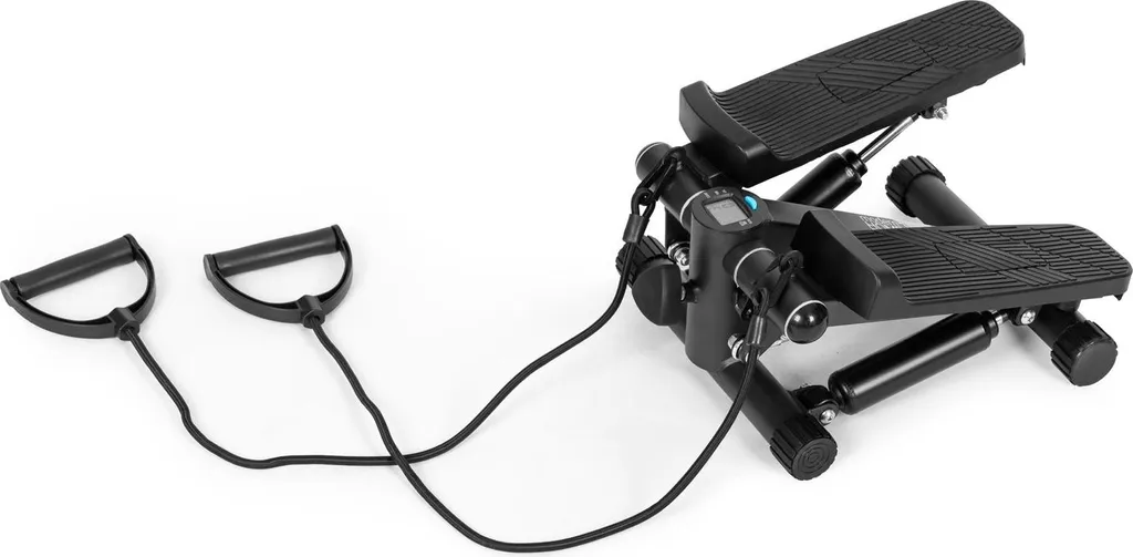 Stepper silencieux avec écran LCD et élastiques de musculation Sport - 4