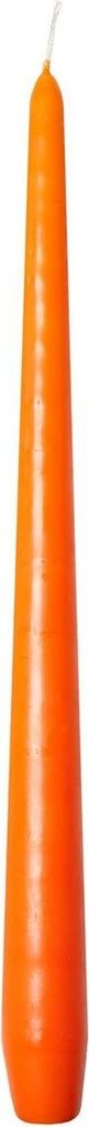 Premium Spitzkerzen Orange, Ø 22 x 280 mm, 24 Stück - Brenndauer ca. 10 Std.