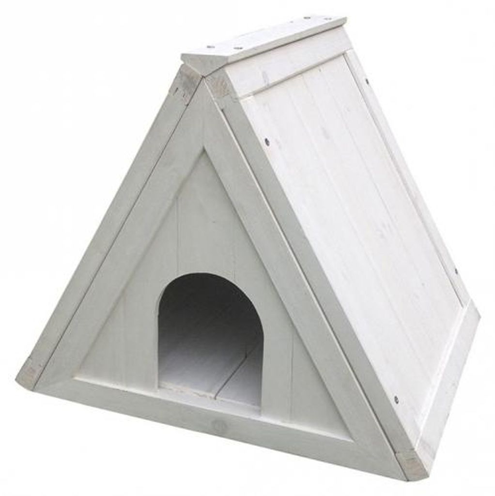 Duvo+ Unterstand Woodland Dreiecksform Cottage weiß