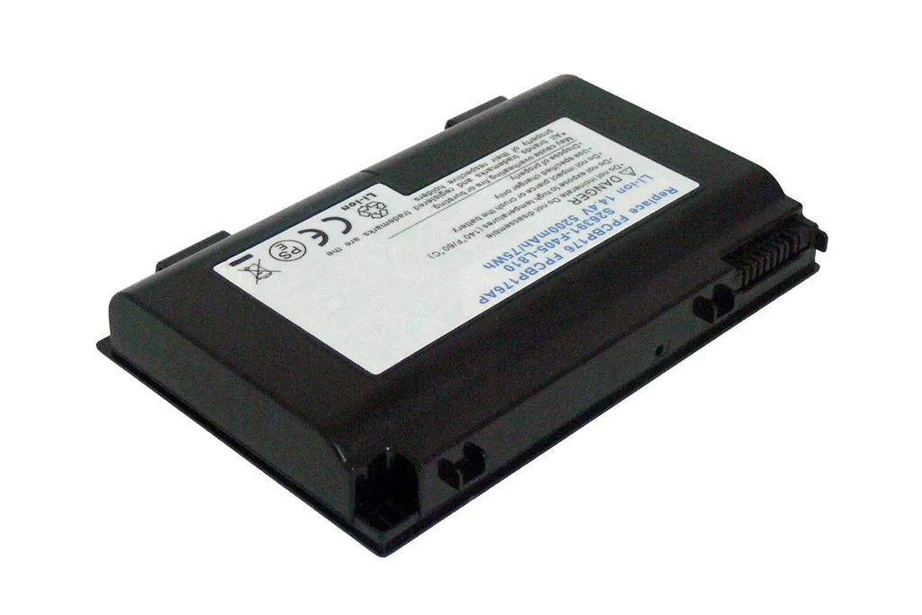 Batteria PowerSmart 5200mAh 10.8V Per Fujitsu Celsius E Lifebook – Sostituto Per CP293550-01, FMVNBP177 E Altri