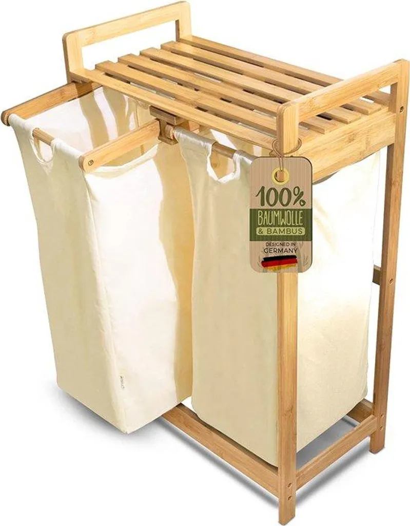 Grands sacs à linge en tissu épais 600D - Haute capacité 90 Litres