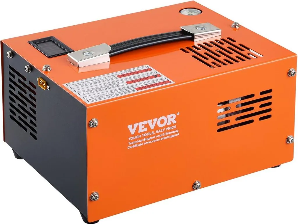 Compresseur PCP 4500 PSI portable DC12V AC230V silencieux et robuste