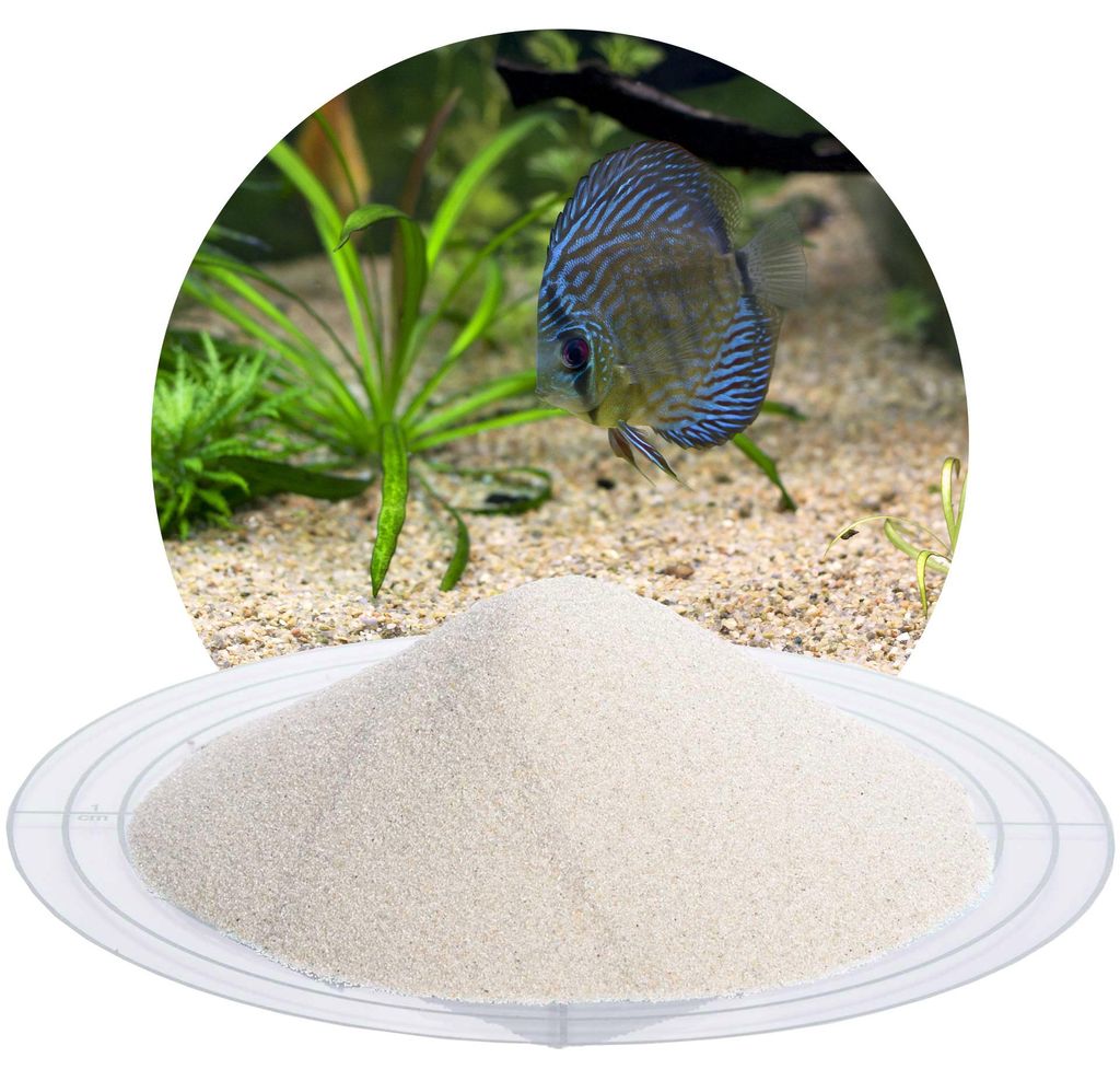Schicker Mineral-Aquariumsand beige 25 kg-0,1-0,3mm Produktbild 