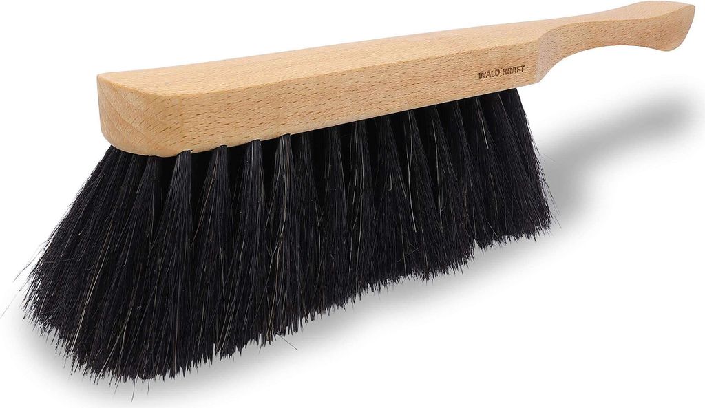 Handfeger Schweifhaar schwarz 30 cm, Rosshaar