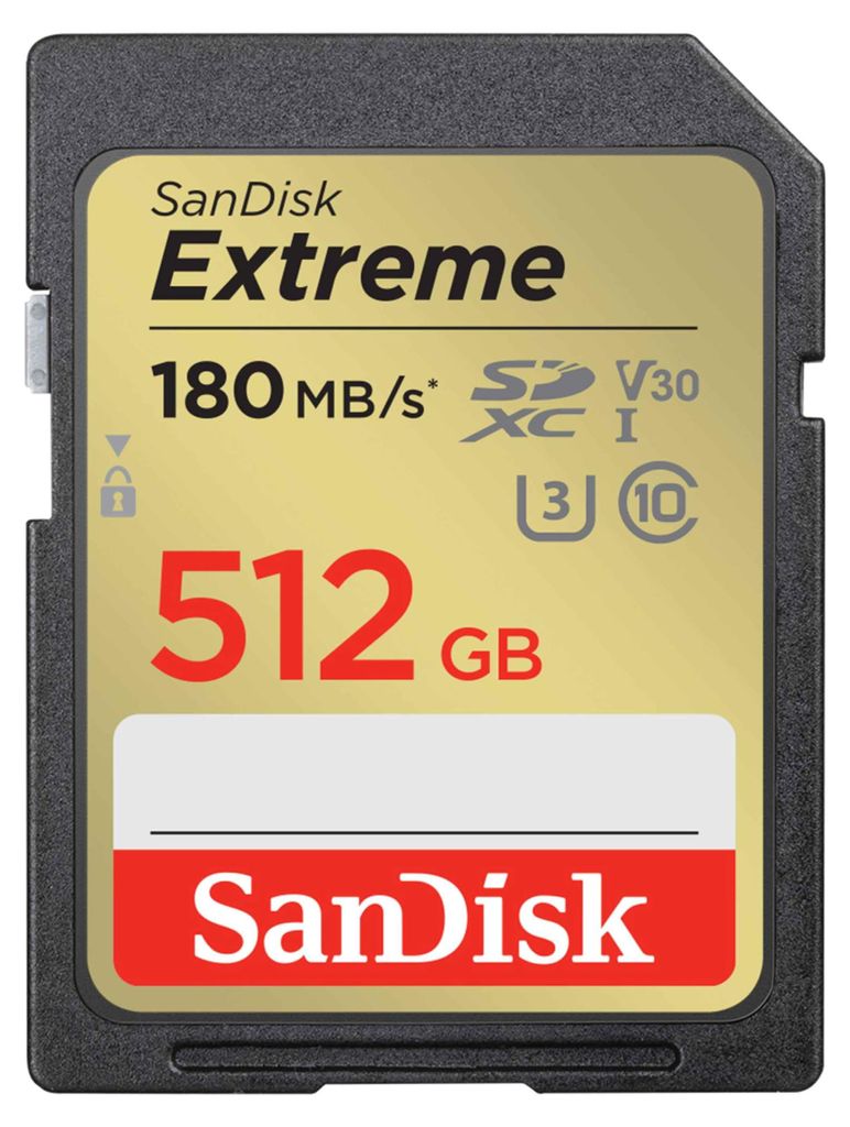 SanDisk Extreme SDXC 512GB UHS-I C10 U3 V30 Image du produit 