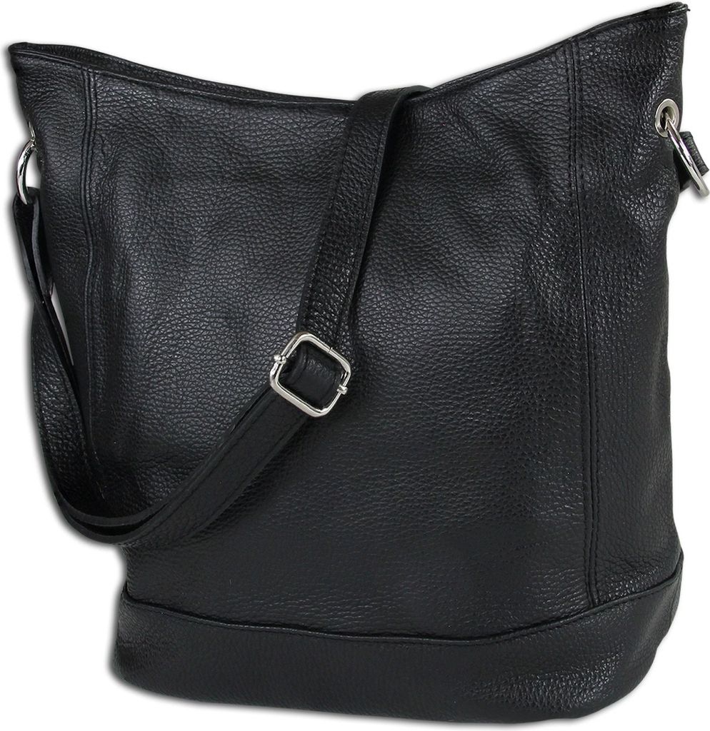 Toscanto Handbags , Shopper schwarz Leder OTT159SS