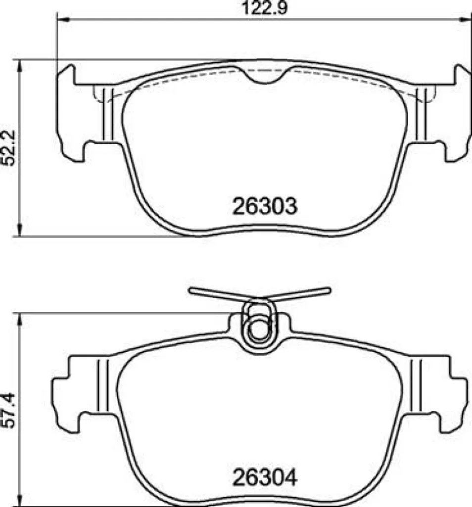 Plaquettes de frein arrière Brembo Prime Line pour auto P85189