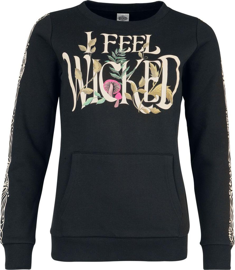 Wicked Sweatshirt Damen I Fell Wicked schwarz XXL