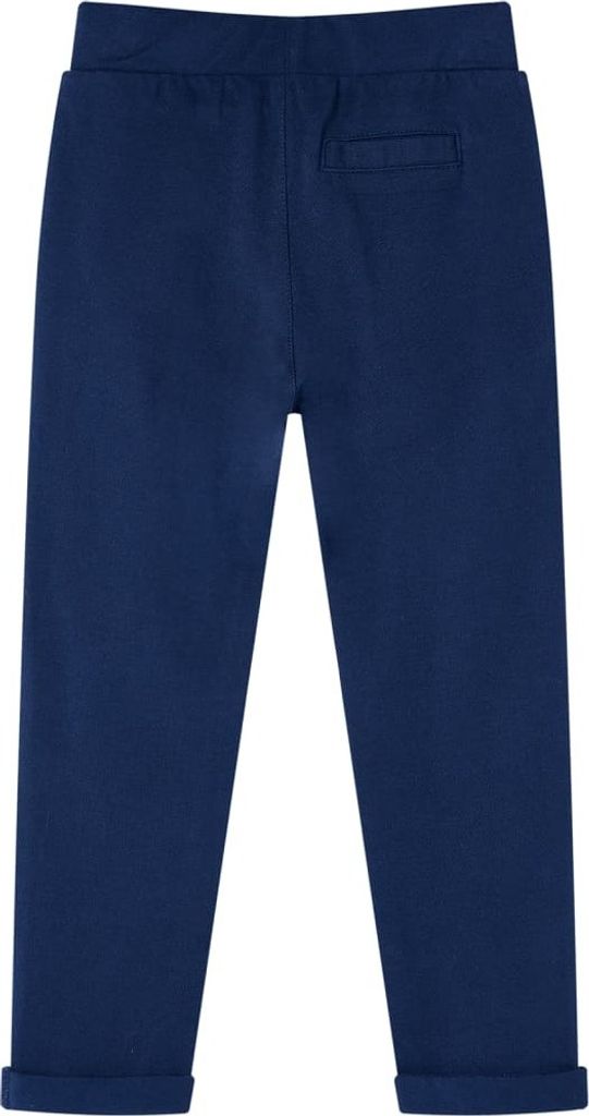 vidaXL Pantaloni da bambino con coulisse blu navy 92 Immagine del prodotto 