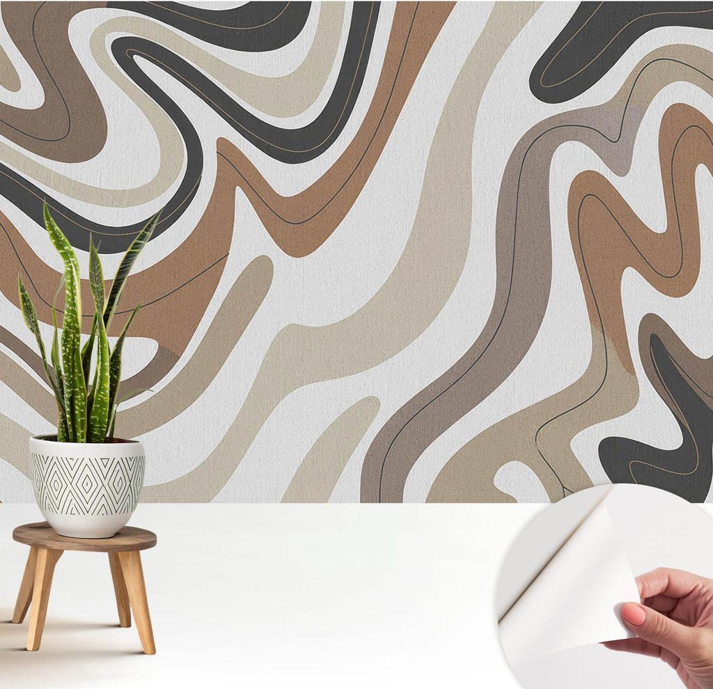 Fototapete selbstklebend - 208x146 cm - Tapete - Wandtapete - Wandbilder - Klebefolie - Dekofolie - Tapete Folie - Wand - Dekoration - Wohnzimmer -...