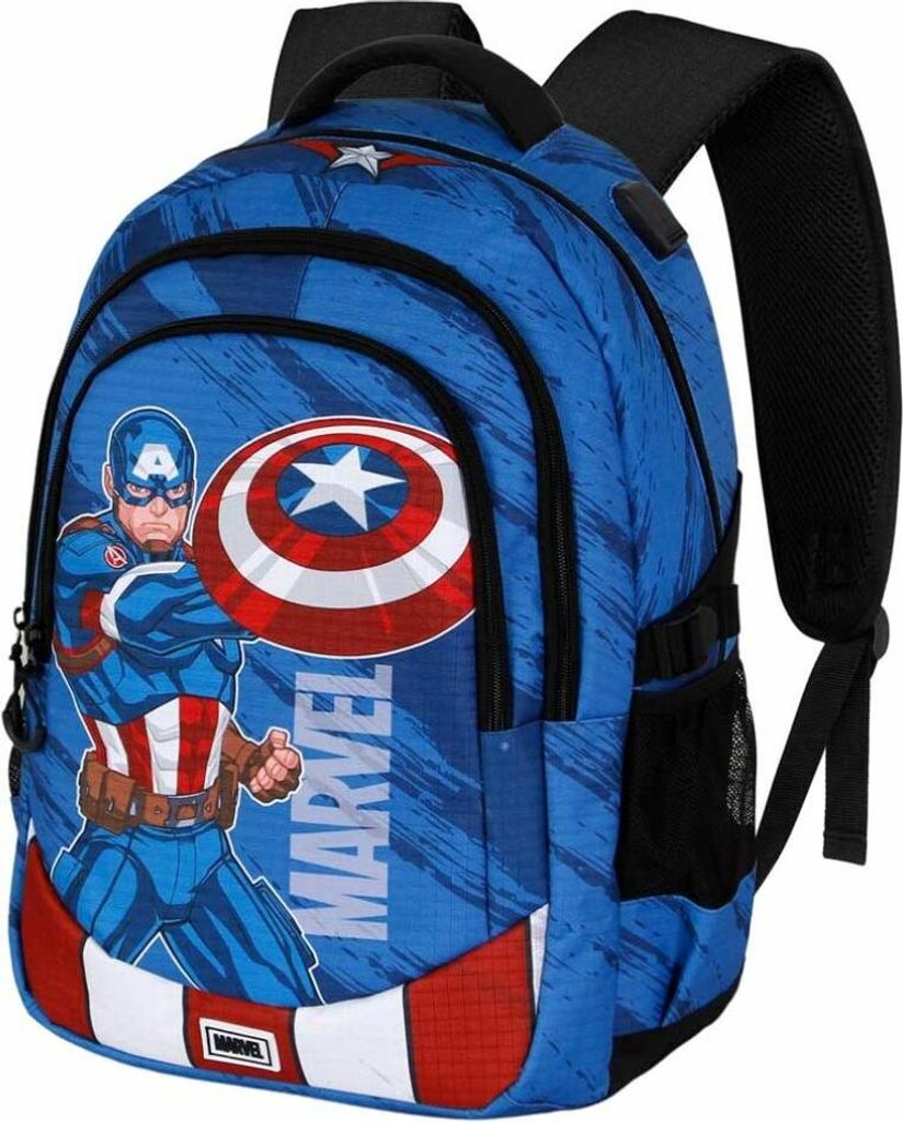 Marvel Captain America Gears anpassungsfä hig Rucksack 34cm