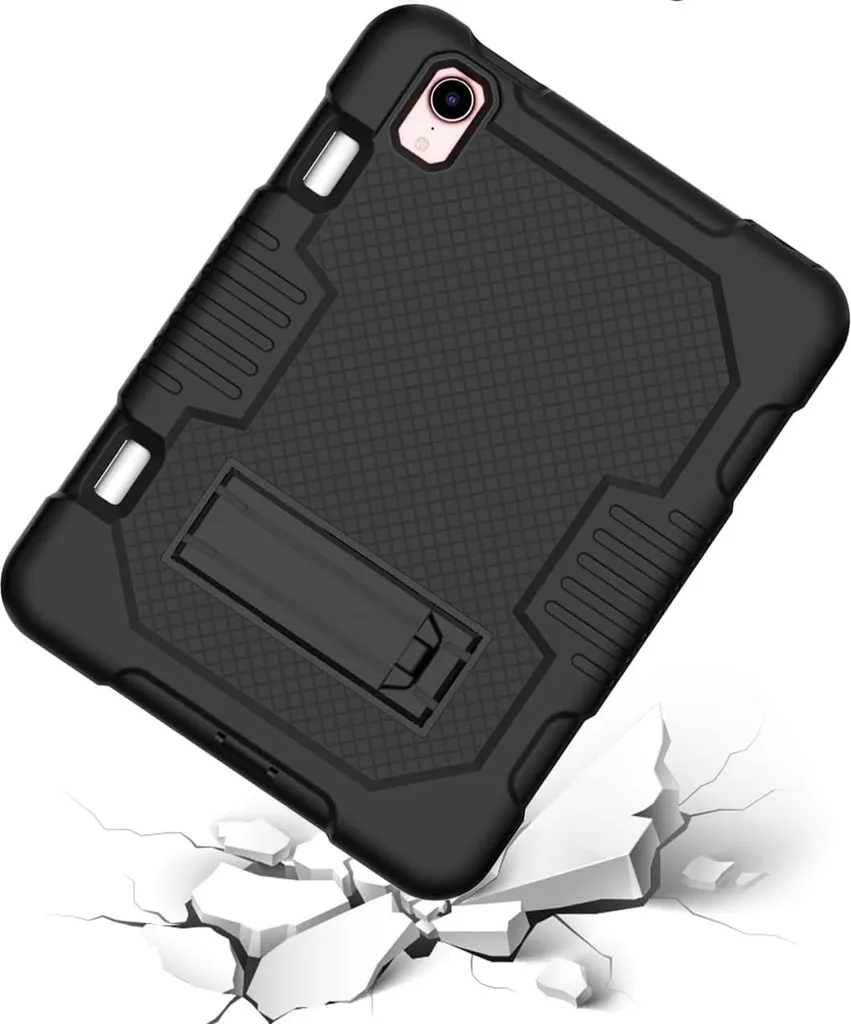Custodia per iPad Mini 6 8,3" con supporto e stilo nero - 4