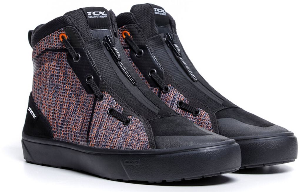 TCX Ikasu Air Motorradschuhe (Black/Blue/Orange,41)
