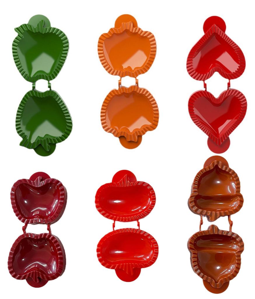Mini-Kuchenform, Mehrzweck-Gebäckform, Käse-Snack-Form mit Deckeln, Weihnachts- und Thanksgiving-Dessertform