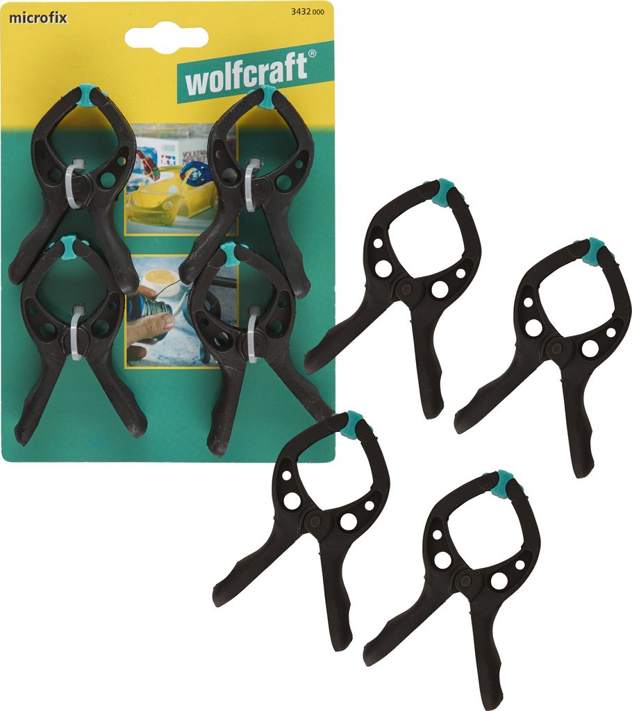 wolfcraft GmbH 3432000, Szczypce sprężynowe, Plastik, 4 Zdjęcie produktu 