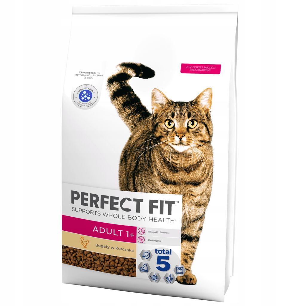 Sucha karma dla kotów z kurczakiem Perfect Fit Adult 7kg Zdjęcie produktu 