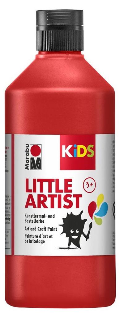 Marabu KiDS Bastelfarbe Little Artist 500 ml rot