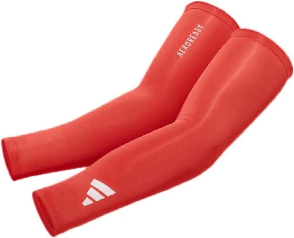 Adidas - Aeroready Compression Arm Sleeves - Red - L/XL