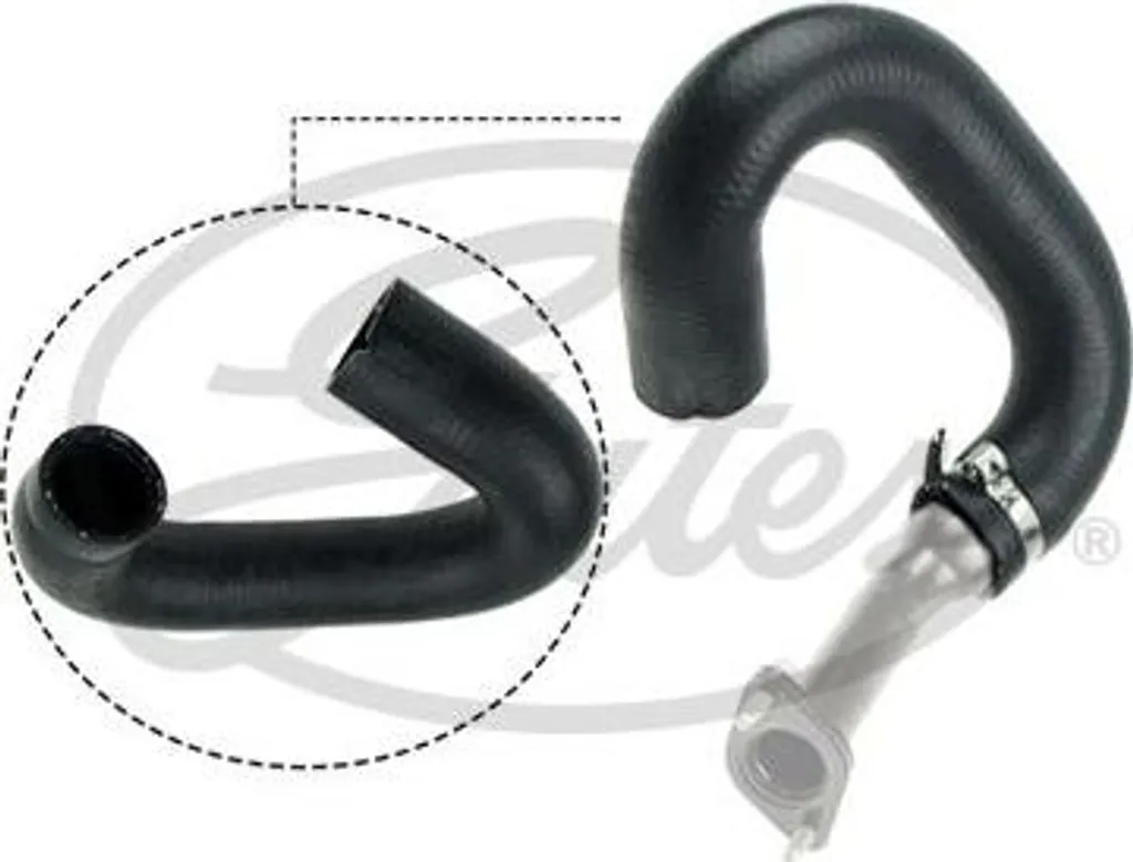 GATES 09-0077 Tubo flessibile aria di sovralimentazione OE 51856116 compatibile con Panda, 500C, 500