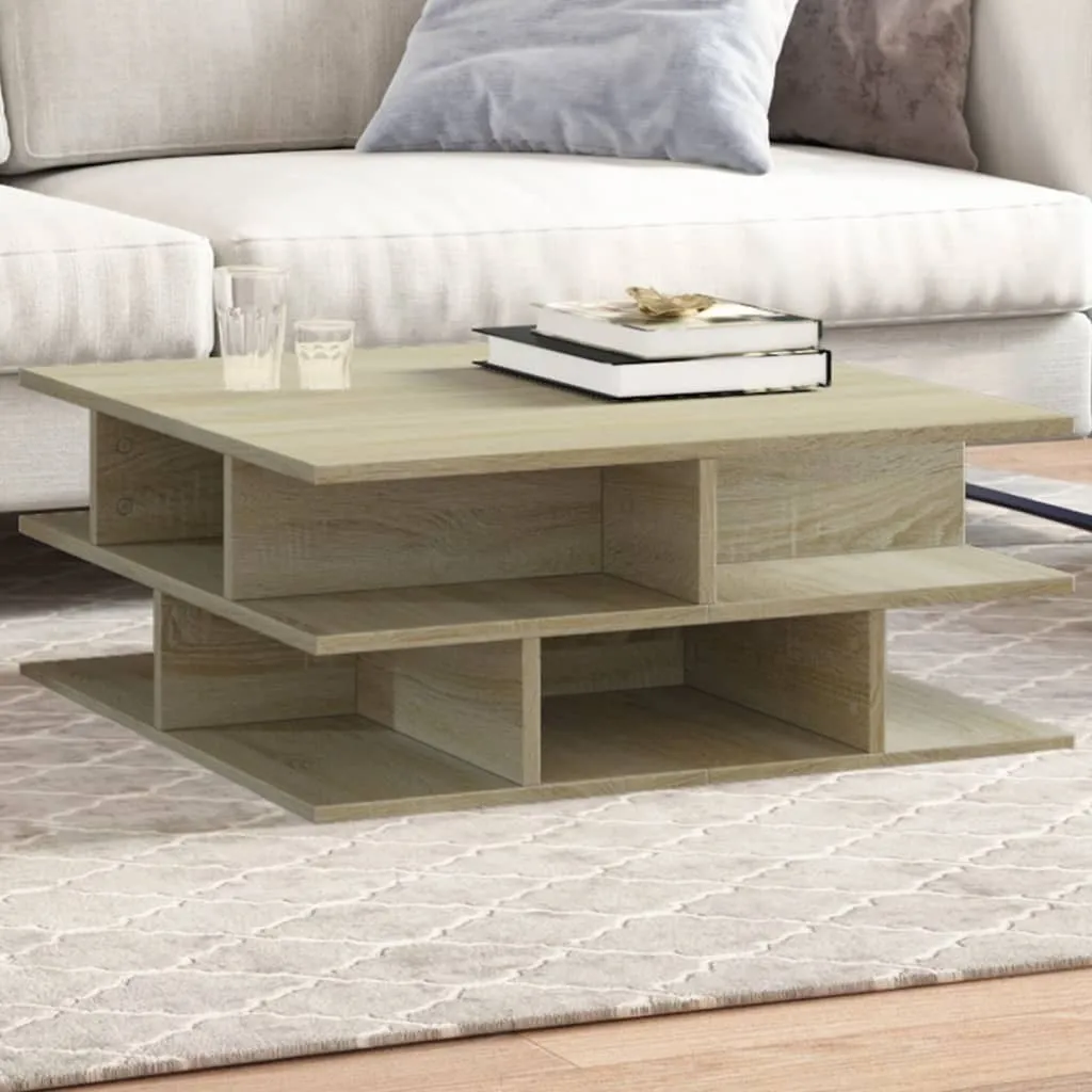 Mobili Salotto: Tavolino Rovere Sonoma 70x70 cm SYFAX - Stile Unico - 2