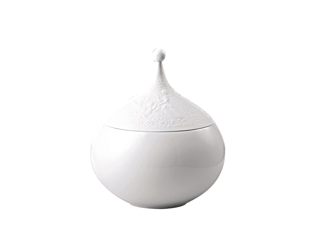 Rosenthal Zauberflöte Weiss Schüssel mit Deckel 11260-306500-11320