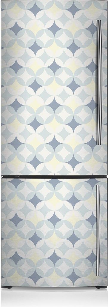 Magnetfolie Aufkleber Kühlschrankmagnete 70x190 cm - Retro-Muster