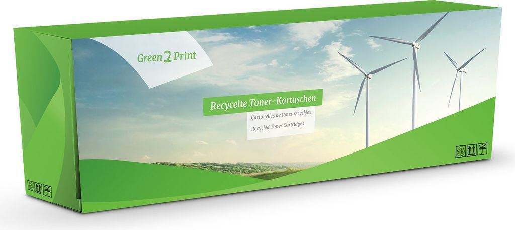 Green2Print Toner cyan 2450 Seiten ersetzt HP W2211X passend für HP Color LaserJet Pro MFP M282NW, M283FDW, M283CDW, Color LaserJet Pro M255DW