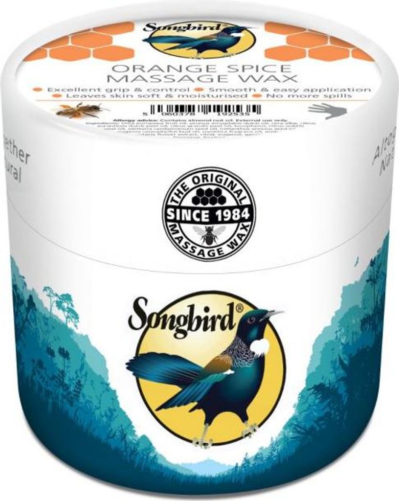 Songbird Orange Spice Massagewachs 300 Gr