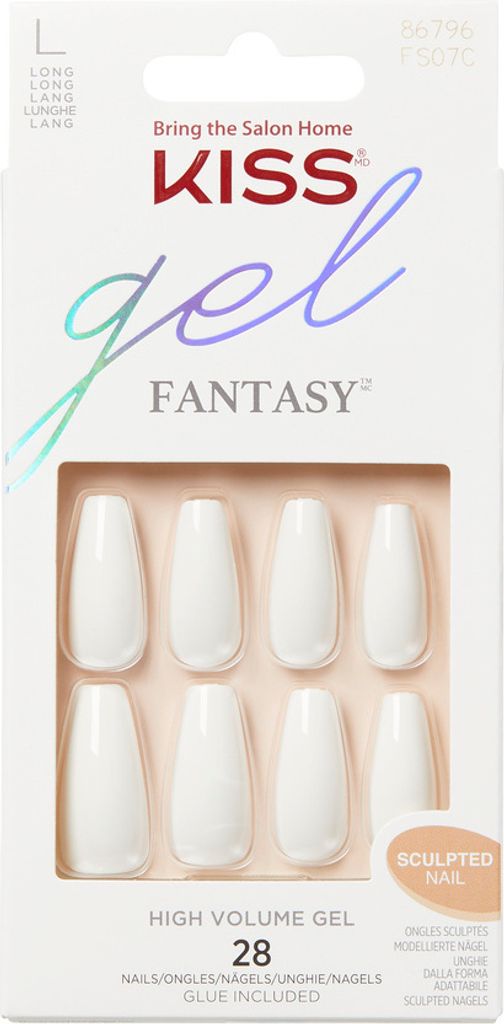 Kiss Kunstnägel Gel Fantasy L FS07C + Kleber