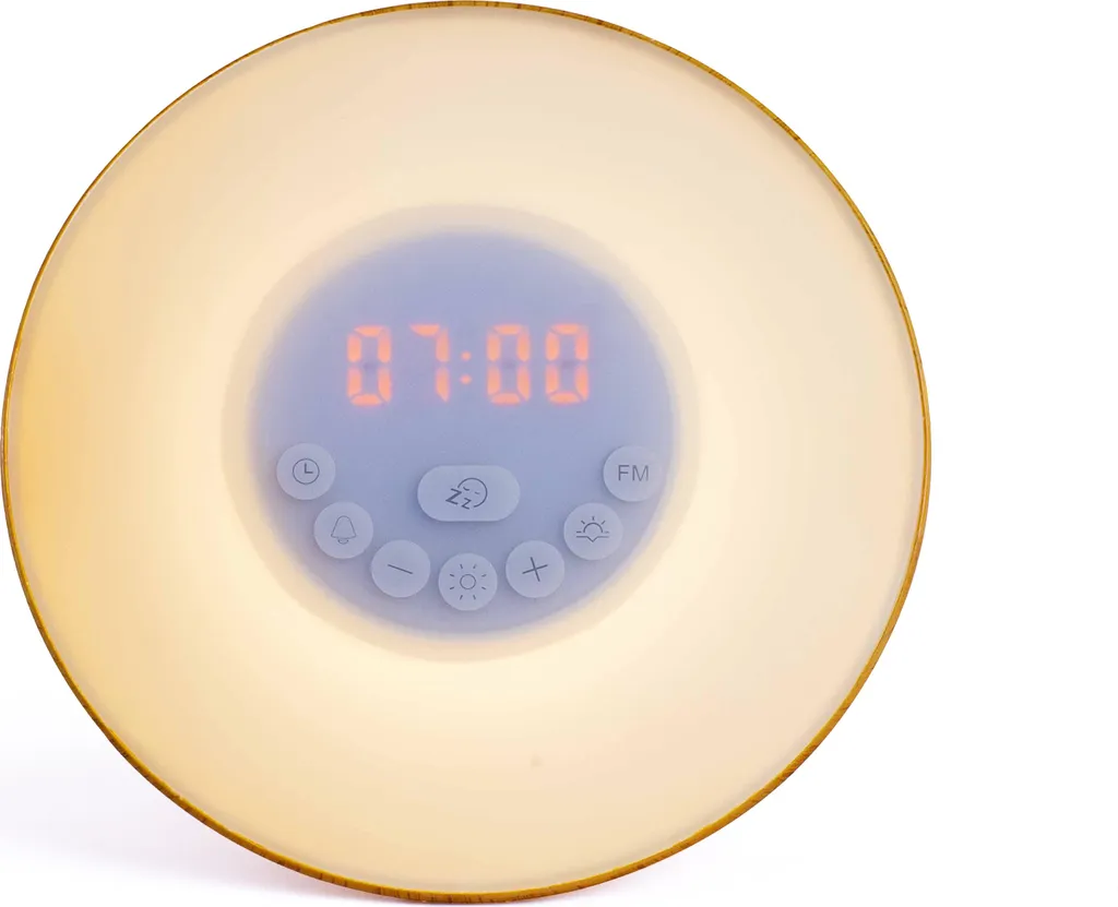 Simulateur d'aube radio-réveil digital : fini la fatigue au saut du lit