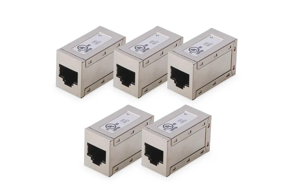 Digitus AT-AG-8-8-C6S-5 DIGITUS modulare Kupplung, CAT 6, geschirmt - 5 Stk.