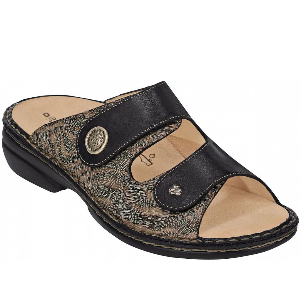 Finn Comfort Komfort Pantoletten Zeno Damen 363332363832 Schwarz 42 EU