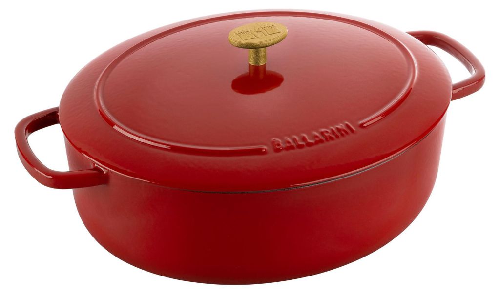 Ballarini Bellamonte 75003-566-0 Cocotte, 31 Cm  Rot  Oval  Produktbild 