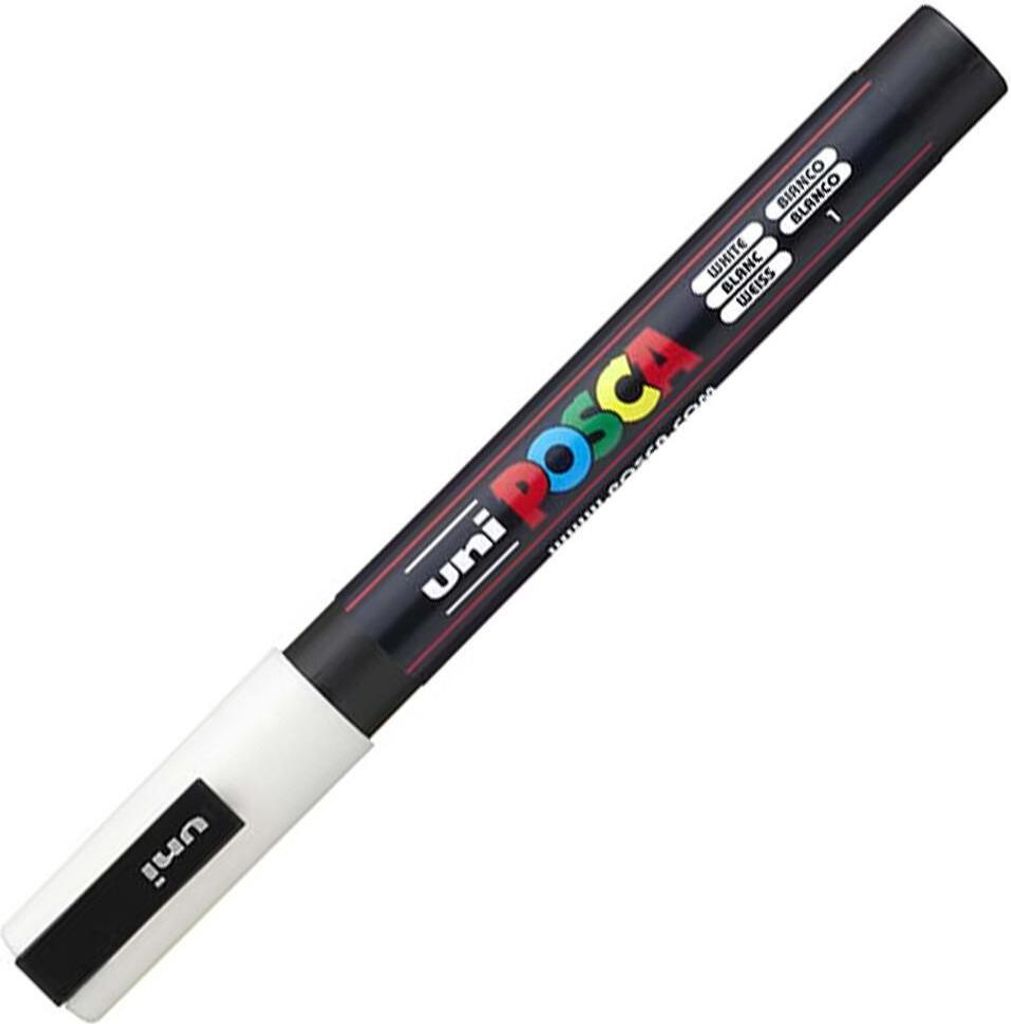 Posca unikátní popisovač PC-3M 0,9-1,3 mm bílý Obrázek produktu 