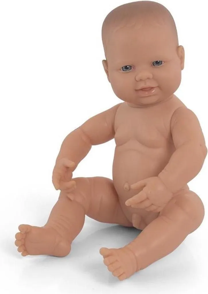 Poupée Bébé Garçon 40cm Lavable - Jouet Durable Sans Risque Toxique