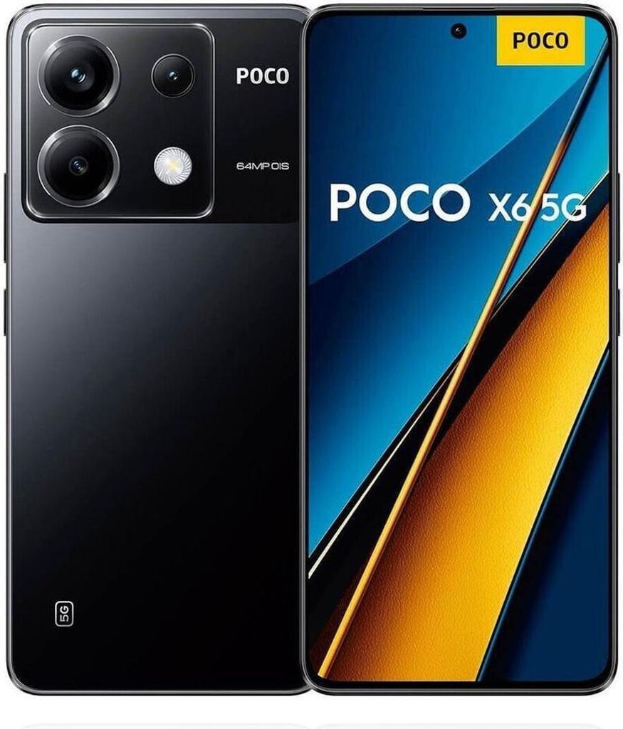 Xiaomi Poco X6 5G 8/256GB Smartphone Schwarz Produktbild 